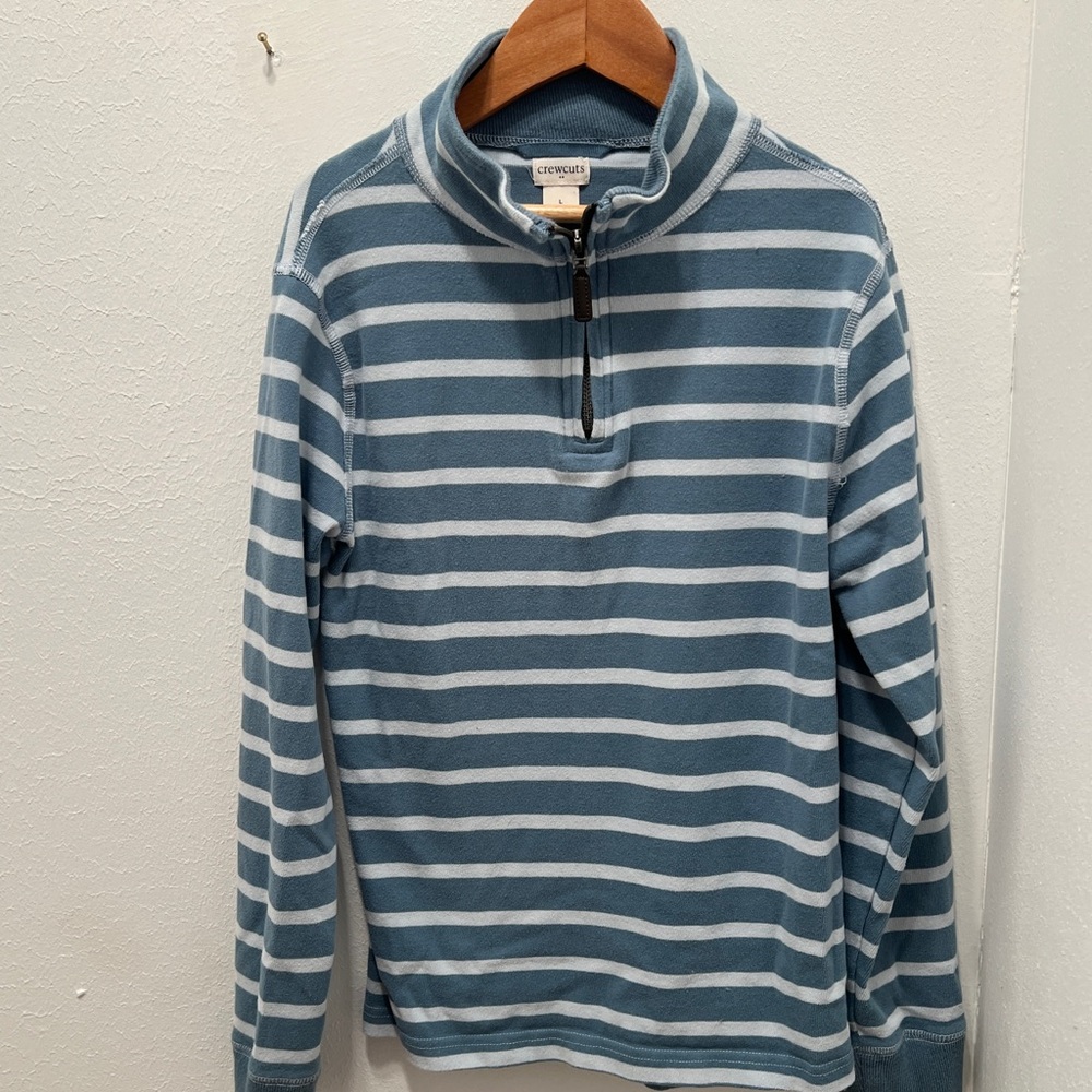 Crewcuts Large Boy's Quarter Zip Sweatshirt